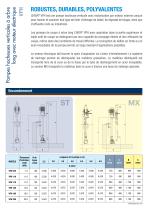 Pompes hacheuses verticales à arbre long avec moteur électrique VPH - 2