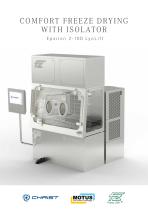 Comfort freeze drying with isolator