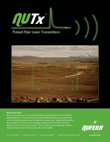 NuTx: Pulsed Fiber Laser Transmitters