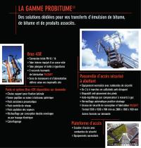 Dépliant produit - Gamme PRO BITUME - 2