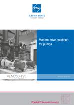 Modern drive solutions for pumps