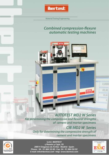 AUTOTEST / CIB machines for cement strength testing