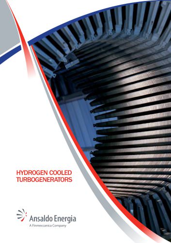 Hydrogen cooled turbogenerators