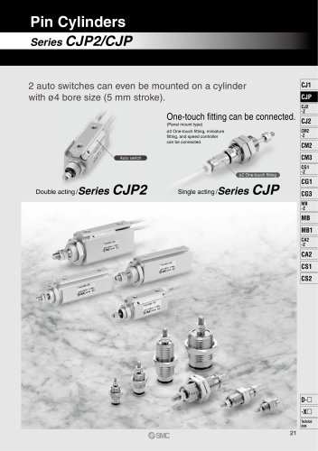 Pin Cylinder CJP2/CDJP2/CJP