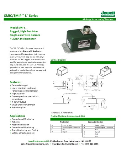 SMI-L Inclinometer Datasheet