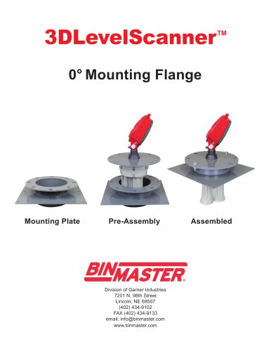 3D 0 Degree Mounting Flange