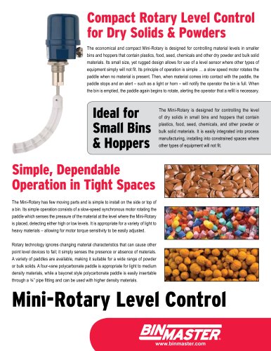 BinMaster Mini Rotary Brochure