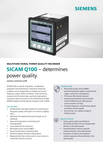 SICAM Q100