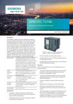 SIPROTEC 7UT86 Transformer Differential Protection