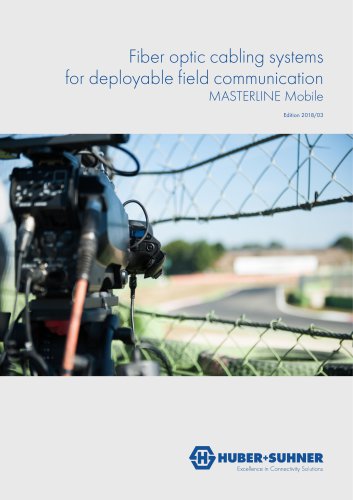 Fiber optic cabling systems for deployable field communication  MASTERLINE Mobile