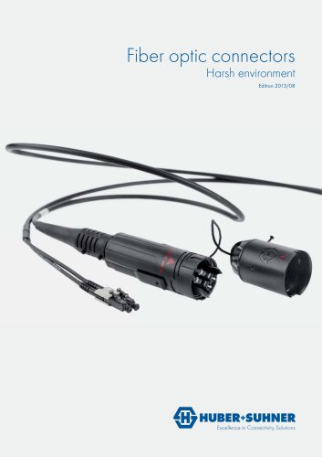 Fiber optic connectors for harsh environment