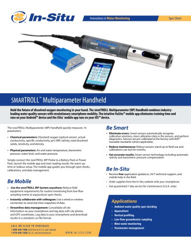 SMAR TROLL Multiparameter Handheld