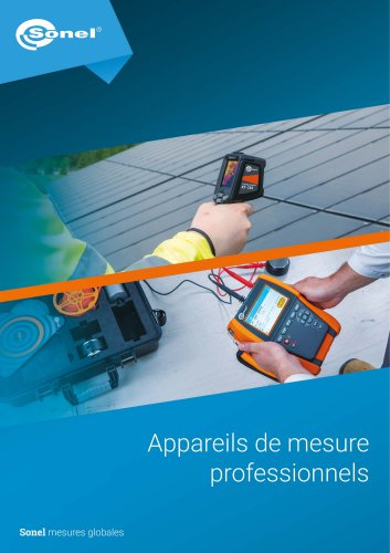 Sonel Appareils de mesure professionnels 2023