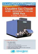 Chaudières eau chaude HW - doc - 1