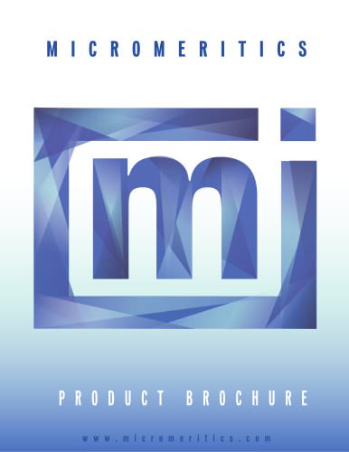 Micromeritics Products Brochure