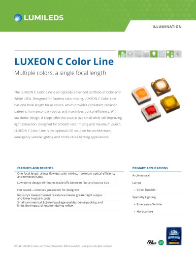 2016 LUXEON C Color Line