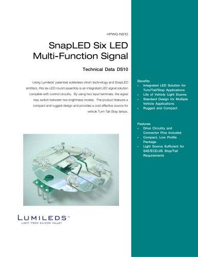 SnapLED Six LED Multi-Function Signal