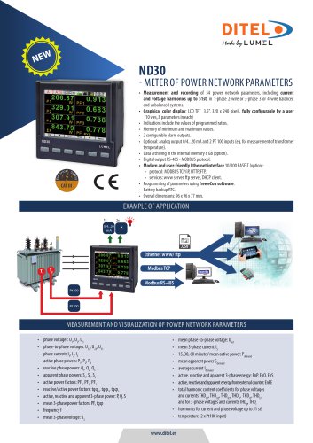 Datasheet ND30