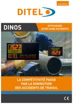 DINOS Afficheurs Jours sans accidents