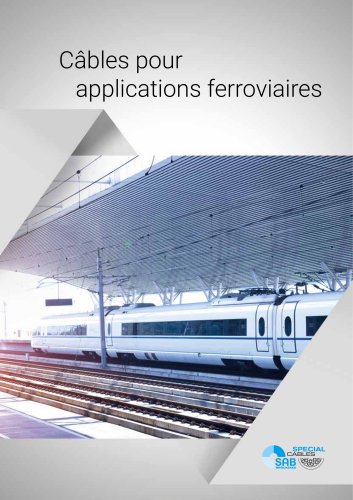 C&acirc;bles pour applications ferroviaires