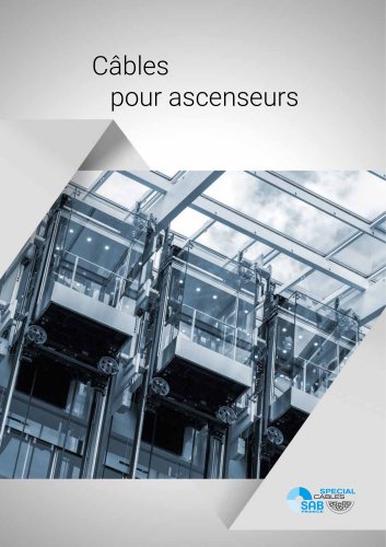C&acirc;bles pour l'ascenseur