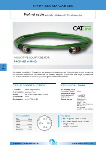 Profinet cable