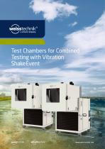 Test Chambers for Combined Testing with Vibration  Shake Event