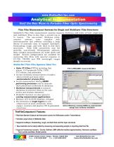 Analytical Instrumentation Thin Film Measurement Systems for Single and Multilayer Film Structures