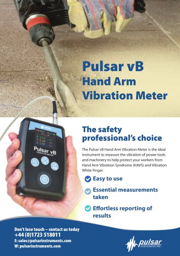 Hand-Arm Vibration Meter