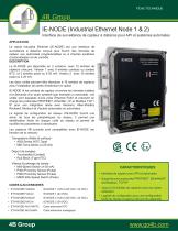 IE-NODE (Industrial Ethernet Node 1 &2) Interface de surveillance de capteur à distance pour API et systèmes automates - 1