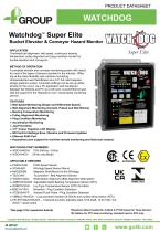 Watchdog Super Elite (WDC4) Bucket Elevator & Conveyor Hazard Monitor