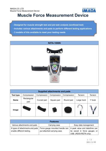 Muscle Force Measurement Device