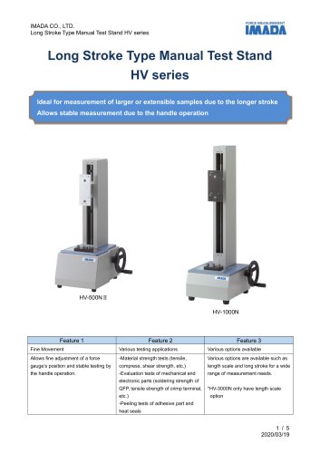 NEW Manual hand wheel operation stand HV-500N