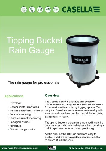 Tipping Bucket Rain Gauge