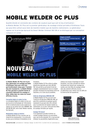 Mobile Welder OC Plus