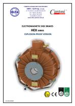 HEX series - electromagnetic ATEX disc brakes