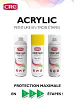 ACRYLIC PEINTURE EN TROIS ÉTAPES