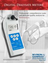 Digital Dialysate Meter™ D-4 & D-6