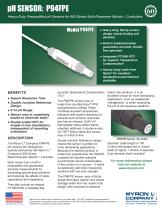 Heavy-Duty Preamplified pH SENSOR: P94FPE