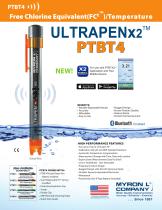 UltrapenX2™ PTBT4 Bluetooth® Enabled Free Chlorine Equivalent (FCE ™) & Temperature Pen