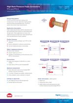 High Back Pressure Foam Generators