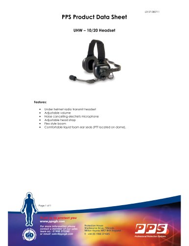 UHW-10/20 Headset