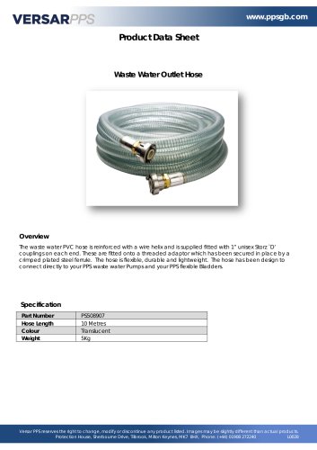 Waste Water Hose