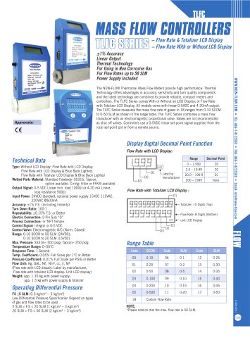 TLFC Thermal mass controller