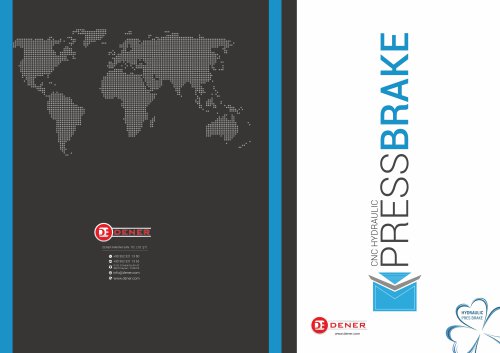 HYDRAULIC PRESS BRAKE MACHINE CATALOGUE