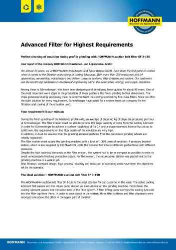 Advanced Filter for Highest Requirements