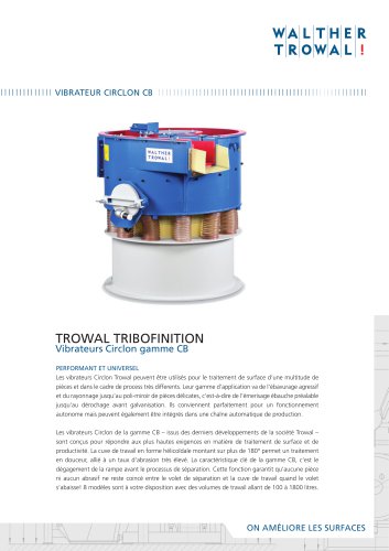 Vibrateurs circulaires CB