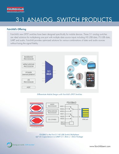 3:1 Analog Switch Products