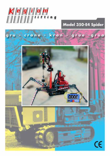 Minicrane 350-E4 Spider / 350-E3 spider + Fly-jib