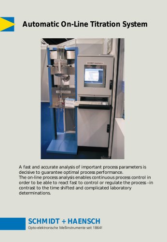 Automatic On-Line Titration System